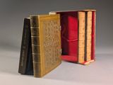 two books that are sitting inside of a box