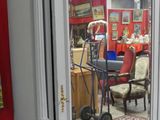 a large mirror that is on the wall in the room