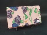 Portefeuille Prada à imprimé floral rose et bleu