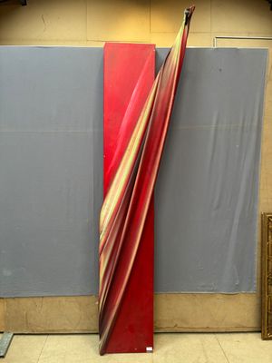 Umberto MARIANI (né en 1936) Deposizione in rosso, 1980