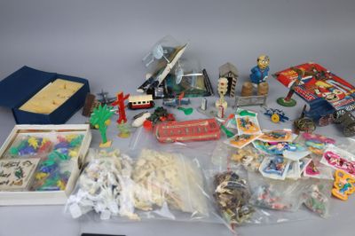 a lot of toys that are sitting on a table