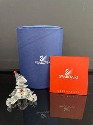 Décoration de sapin de Noël Swarovski avec boîte et décoration