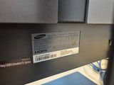 a close up of a label on the back of a computer