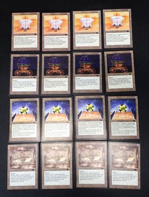 beaucoup de cartes sur la table