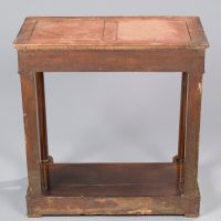 Une console en acajou et placage d'acajou de style Empire (photo 3)
