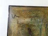 a picture of a painting on a white wall