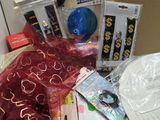 a table with a bunch of items on it