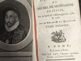 an old book with a picture of a man on it