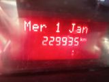 an image of a car dashboard with a digital display showing the time