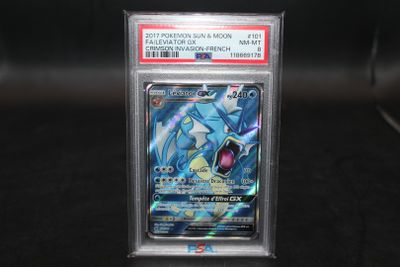 Léviathor GX carte gradée de soleil et lune PSA 8