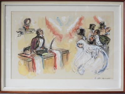 Émilien DUFOUR (1896-1975) La fête du Maire