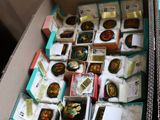 a box full of food that is sitting on a table