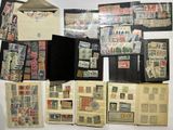 a lot of different stamps on the table together