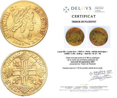 two gold coins with a picture of a woman on one of them