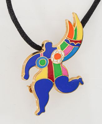 Niki de SAINT PHALLE (1930-2002) Nana - vers 2000 Pendentif-…