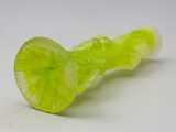 a close up of a piece of fruit on a table