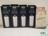 three boxes of different types of air freshener sitting next to each other