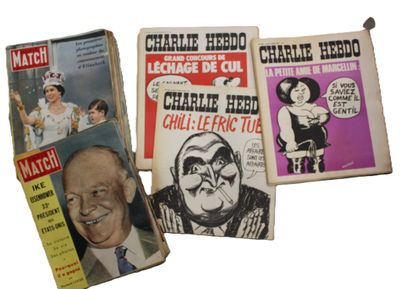 three books of charlie hebo and charlie hebo on a white background