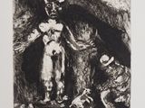 une image représentant un dessin en noir et blanc d'une femme et de deux chats
