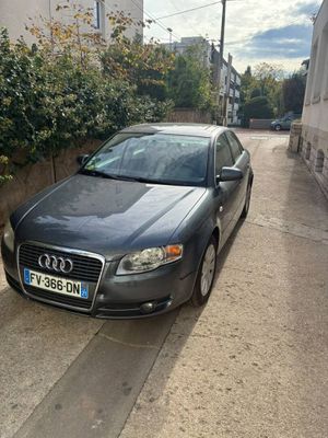 a car that is parked on the side of the road
