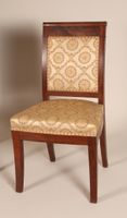 Paire de chaise en acajou et placage d'acajou à dossier rect… (photo 4)