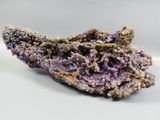 purple amethtite on a white background