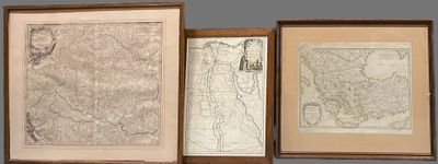 three framed maps of the city of new york, new york, and new york