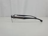 a pair of glasses sitting on top of a white table