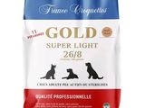 un sac de croquettes « Gold » ultra-légères pour chien