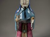 an image of a statue of a woman holding a bird in her hand