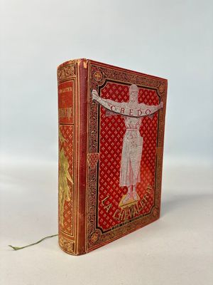 un vieux livre avec la photo d'un homme sur la couverture