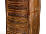 an image of a wooden chest of drawers against a white background