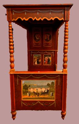 Lit à Baldaquin H203 Long 200 Larg.