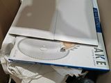 a cardboard box with a computer inside of it