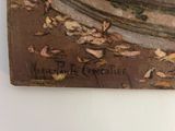 a picture of a painting on the wall of a house