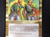 an image of a card with a picture of two men