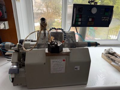 Meuleuse d'opticien PAGET pour verre minéral, biseautage et 2 meuleuse - Photo 1