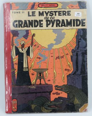 la couverture de *Le mystère de la grande pyramide*