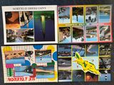 de nombreuses images différentes d'une carte postale représentant un avion