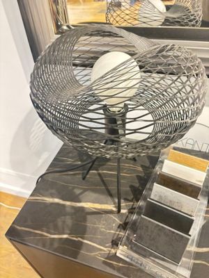 Lampe à poser XXL NL4 design Paolo Ulian métal peint et abat… - Photo 1