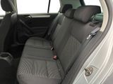 the back seats of a car with a seat belt in a car