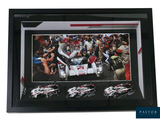 a picture of a picture of a race car in a picture frame