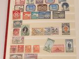 a book with a lot of stamps on it