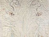 a large piece of fabric with a design on it
