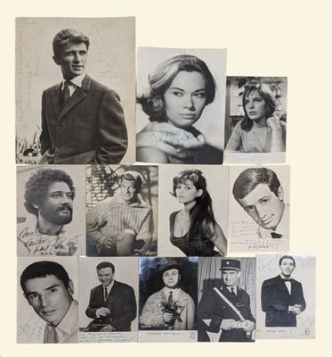a collage of old photos of people and women