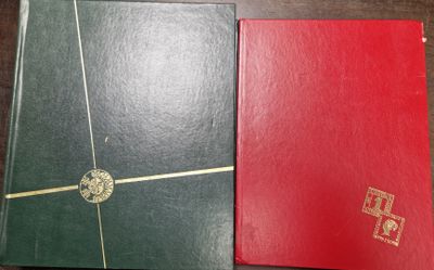 2 classeurs de timbres neufs et oblitérés de Grande-Bretagne…