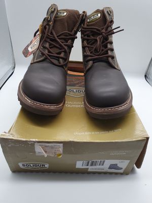 SOLIDUR WORKS - Chaussures de travail Baroudeur - Cuir Marro…