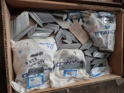 a cardboard box filled with many different types of items