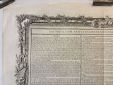 an old document with a picture of a man riding a horse