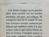 an old book with a black and white image on it